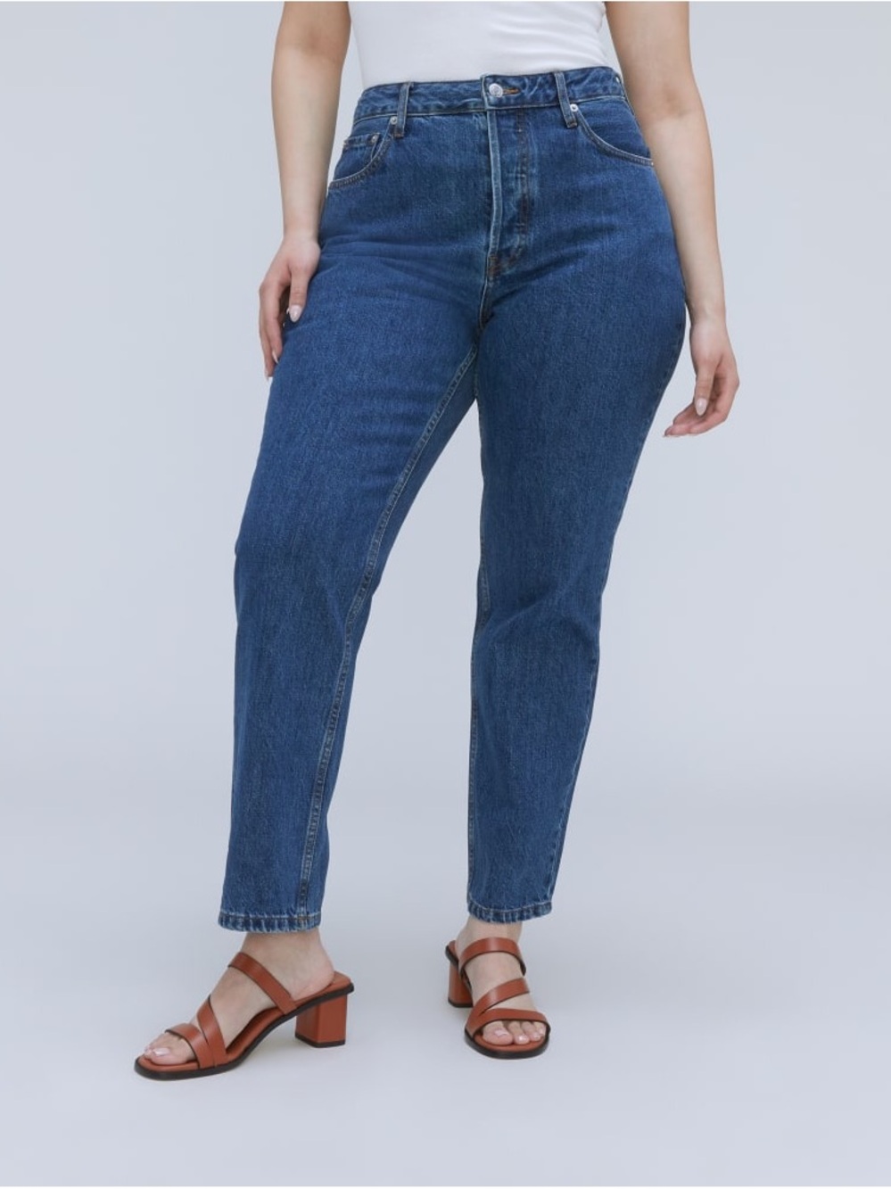 Everlane The Curvy ’90s Cheeky Straight Jean - Size 28 Crop (Like New)